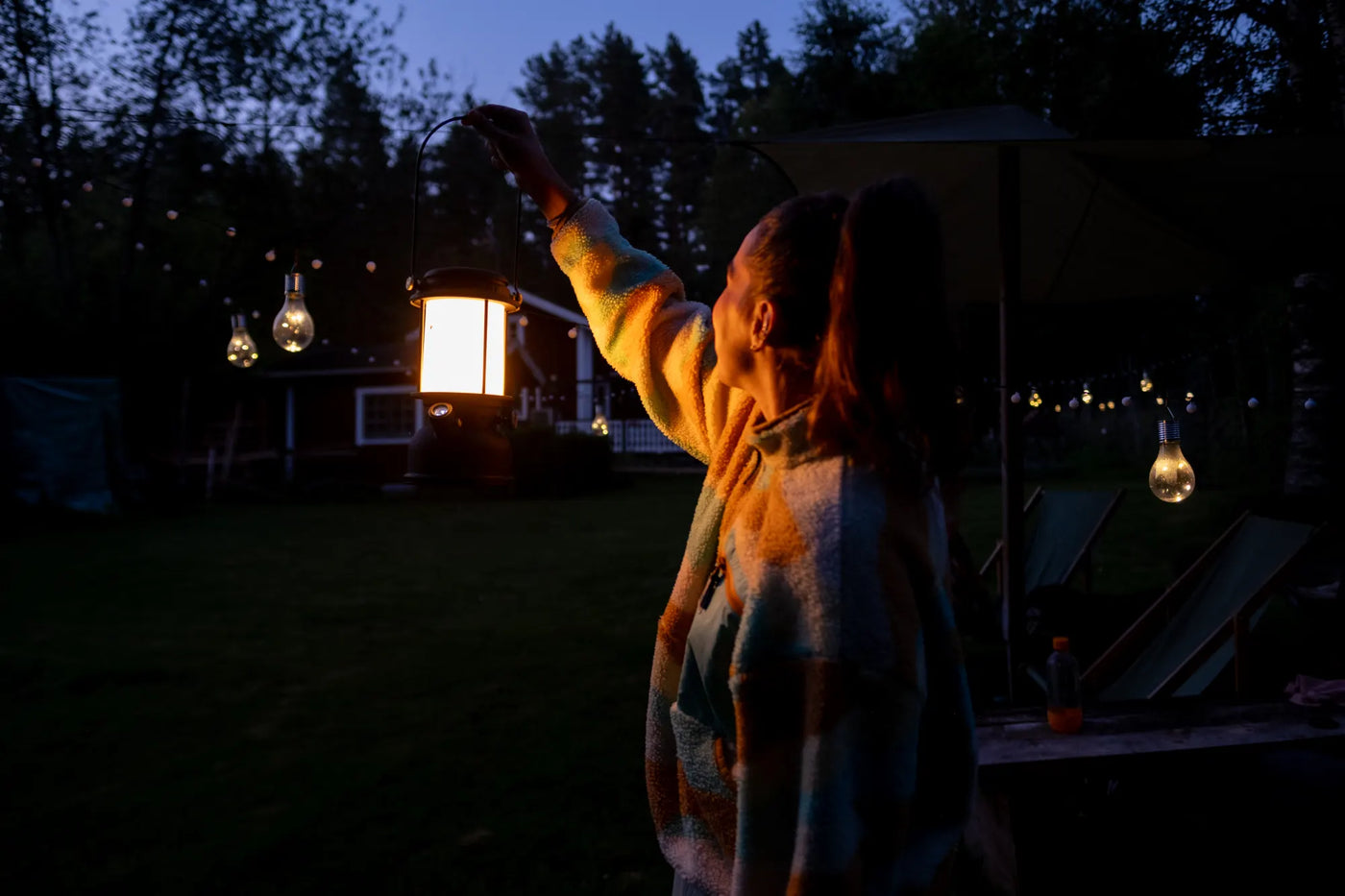 LM500 LED Laterne beim Camping