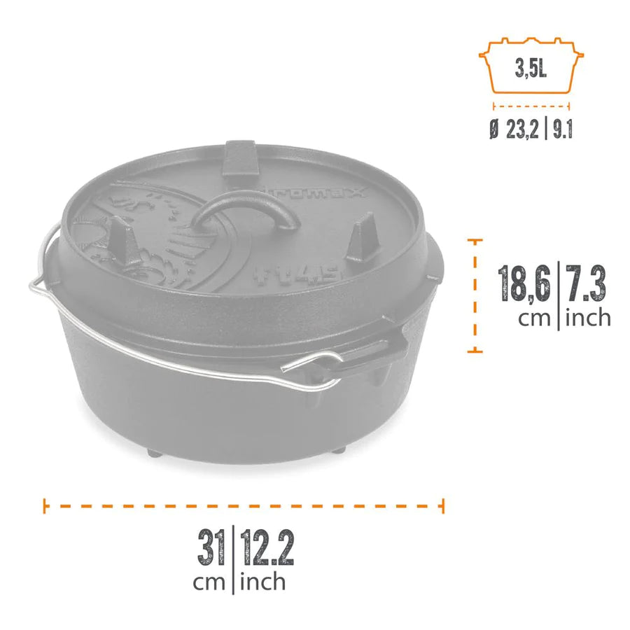 Halloween Special - Large Fire Pot Table & 2 Dutch Ovens