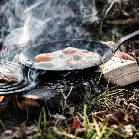 Wrought iron pan 2x set