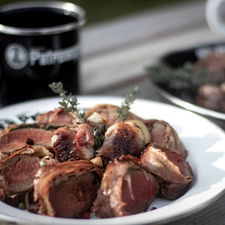 Gebratenes Wildschweinfilet