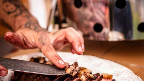 Menorquinisches Entrecôte mit knusprigem Fettrand vom Petromax Atago