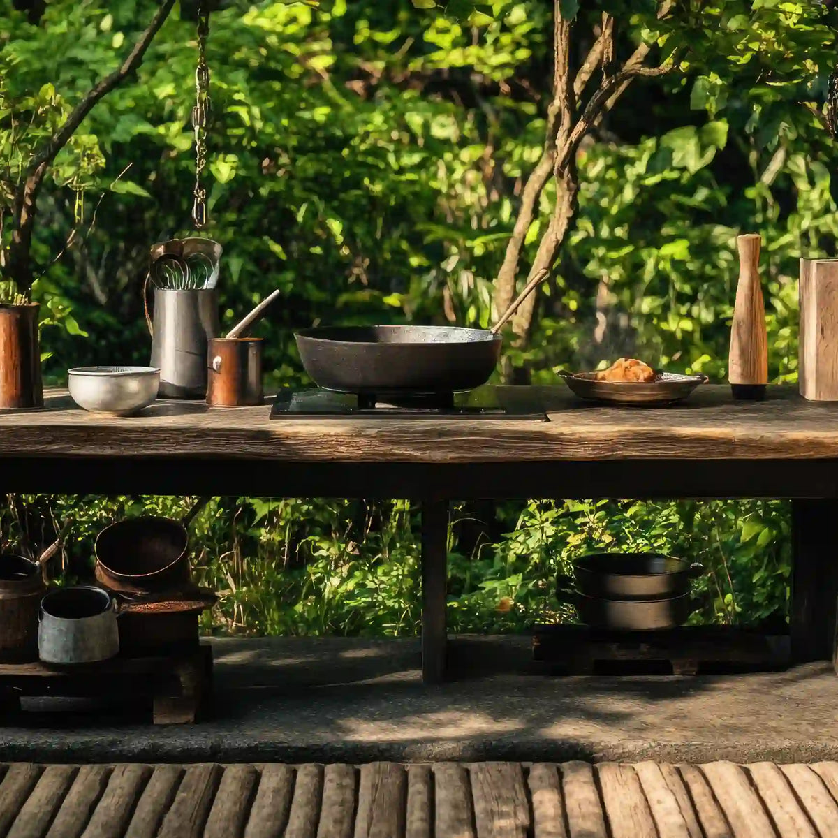 Set up an outdoor kitchen: Cooking in the open air – Petromax