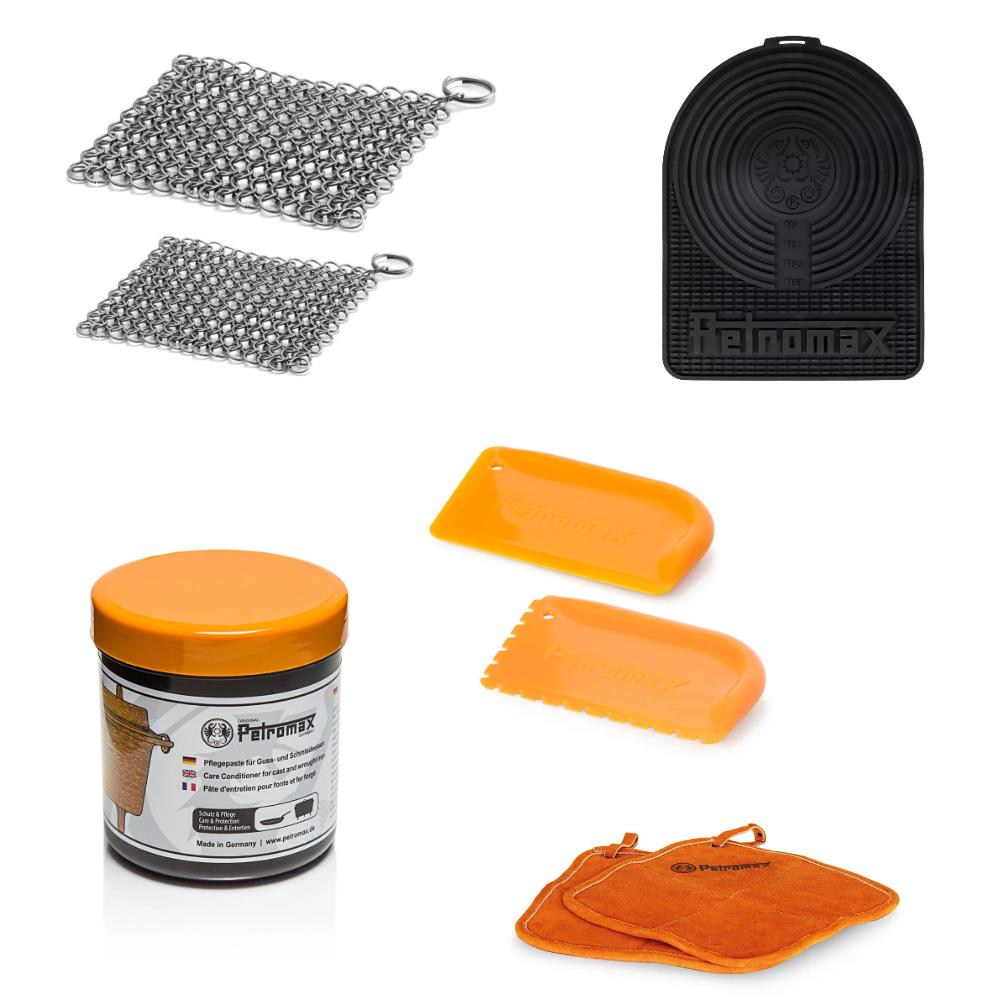 Large cast iron accessory set