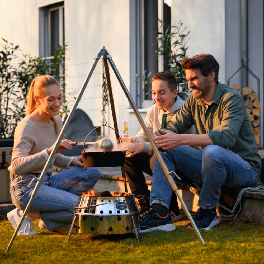 Atago Grill - mobile 4-in-1 grill ideal for camping and outdoor