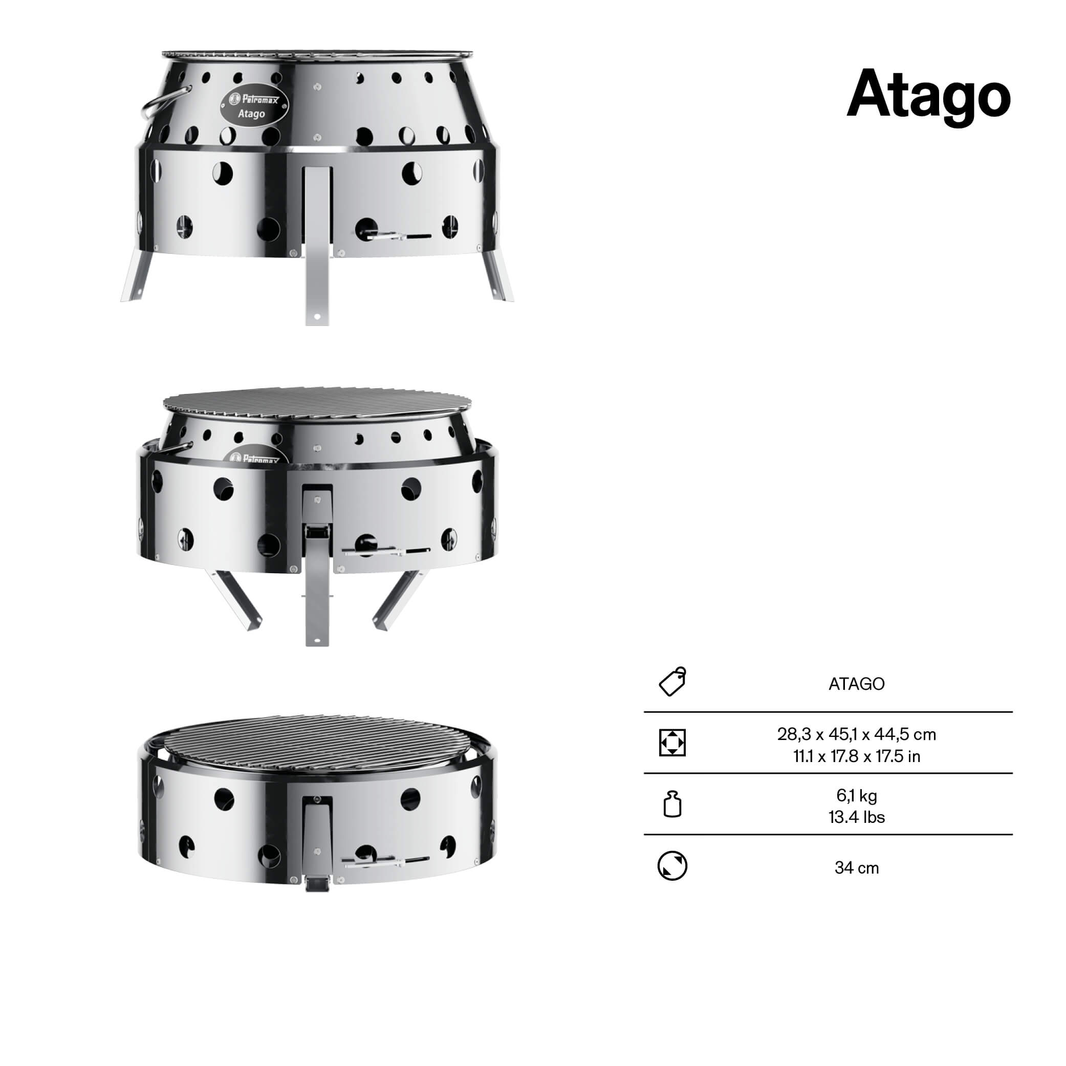 Atago grill + bag – Petromax