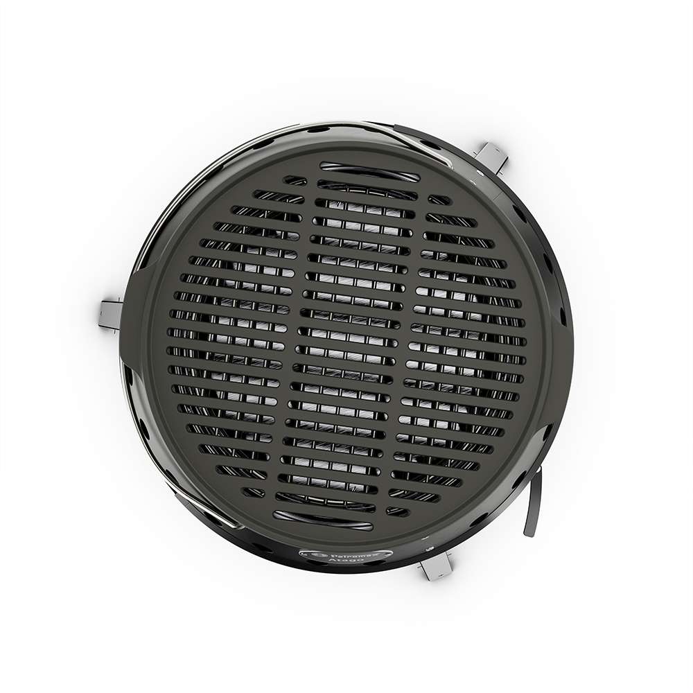 Atago Black - Ultra-mobile barbecue & fire bowl with cast iron