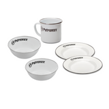 Enamel tableware set