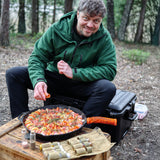 Fire pan with handle 15-40 cm