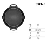 Patelnia Żeliwna z uchwytami