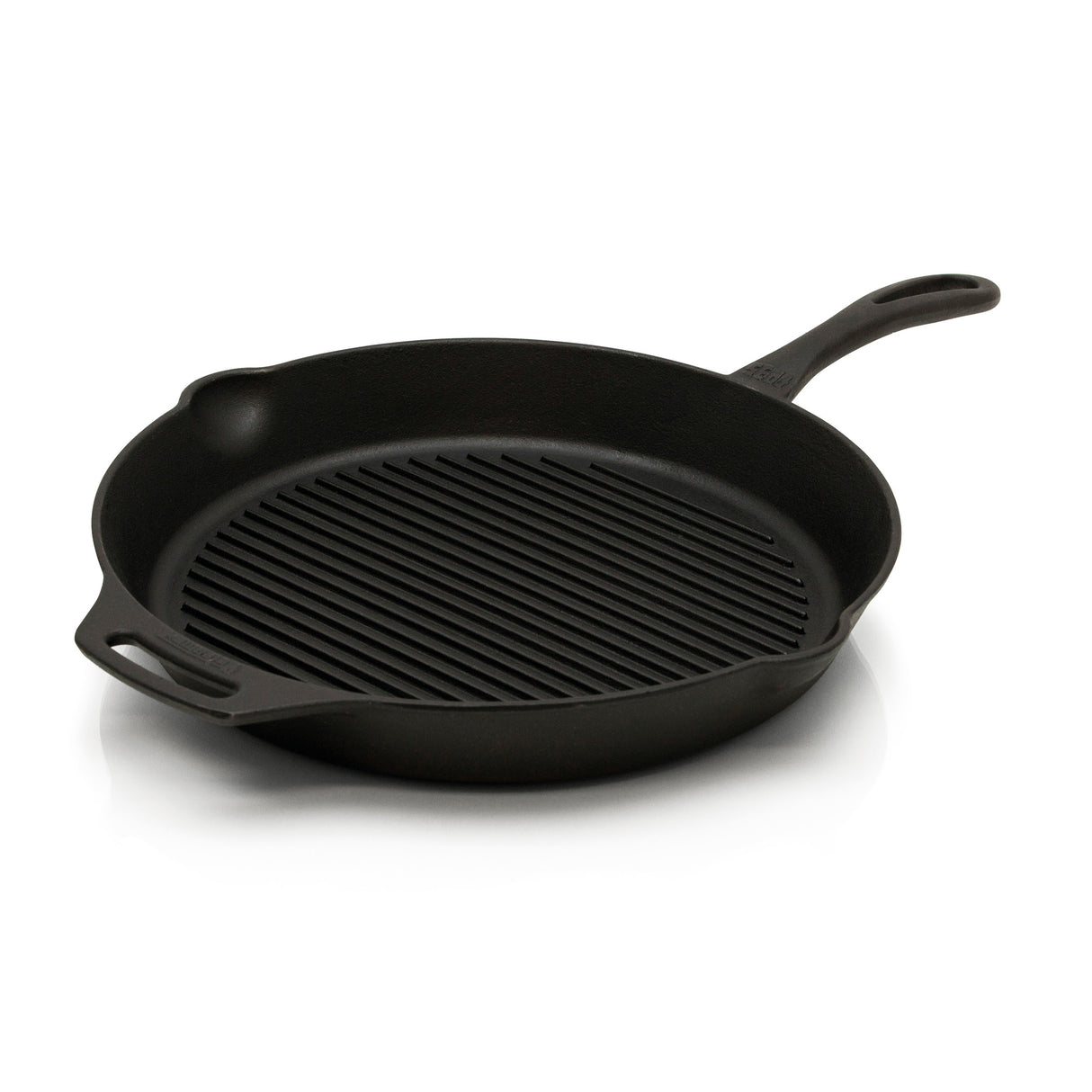 Grill fire pan with handle