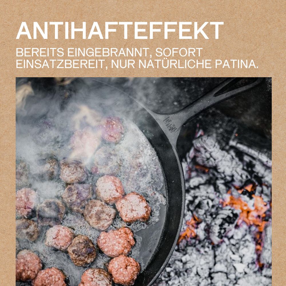 Poêle à frire avec manche 15-40 cm