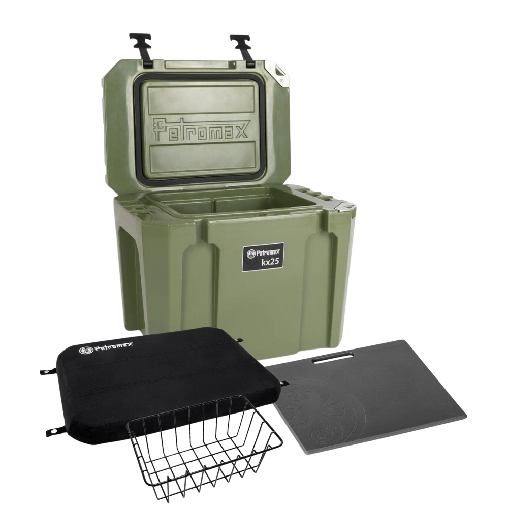 Cool Box KX25 incl. seat cushion, basket & divider board, olive