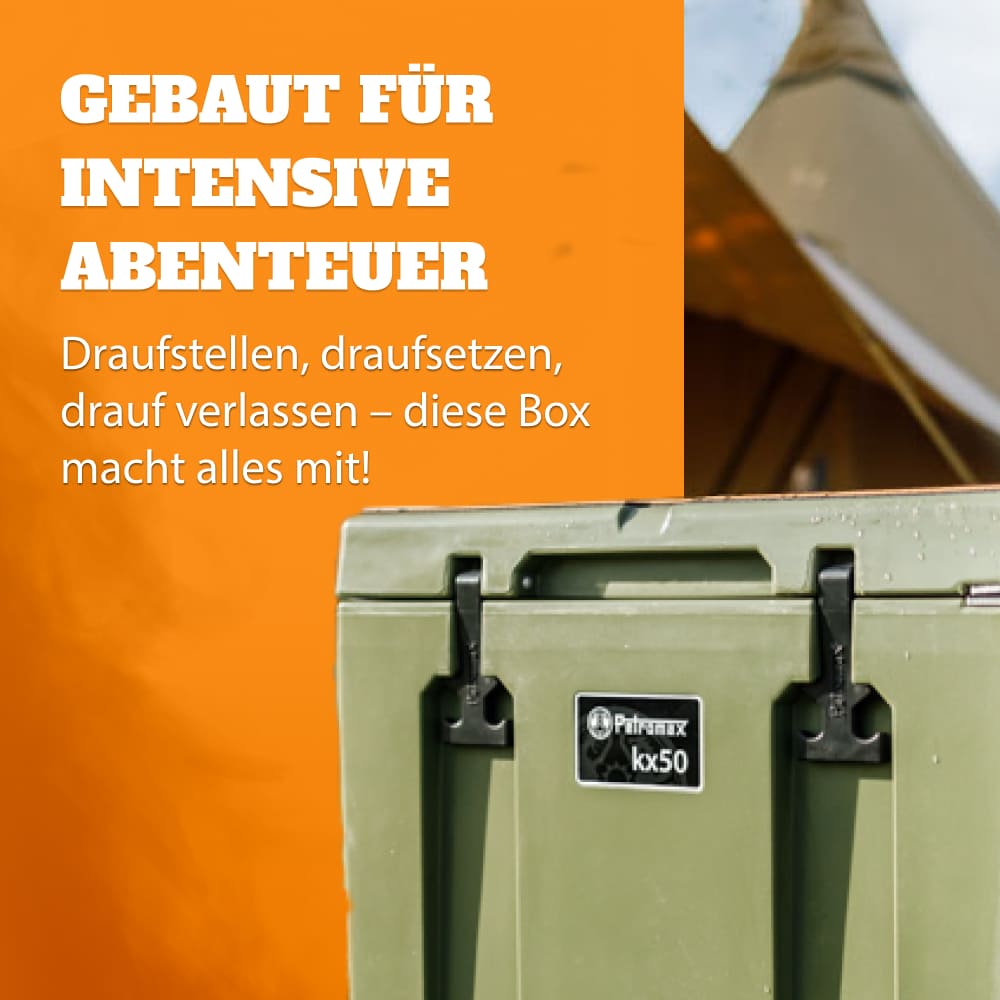 Cool Box KX50 incl. seat cushion, basket & divider board, olive