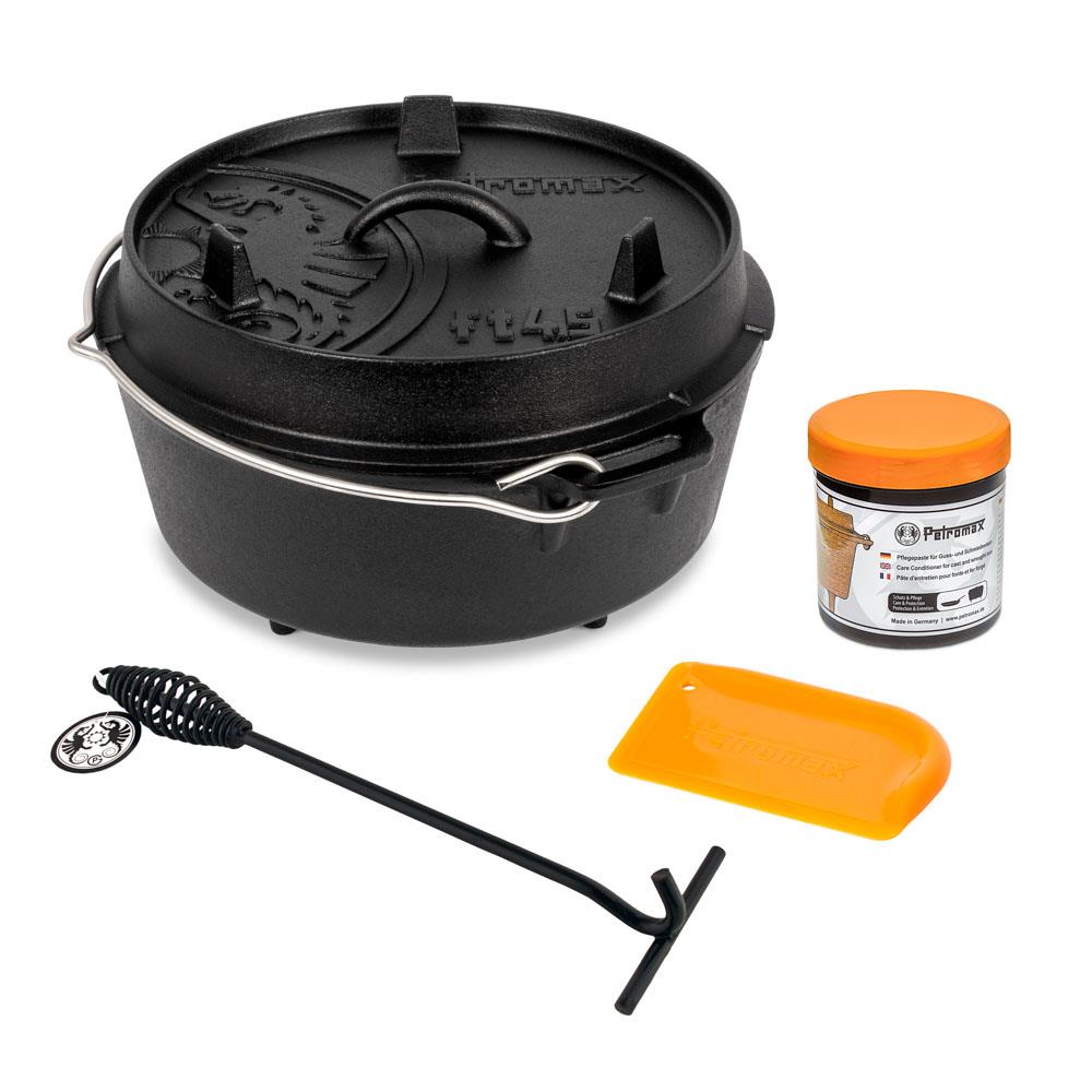 Dutch Oven ft4.5 starter set - Fire Pot Set 4 liters