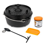 Set de casseroles de feu ft4.5 pour débutants - Dutch Oven Set 4 litres
