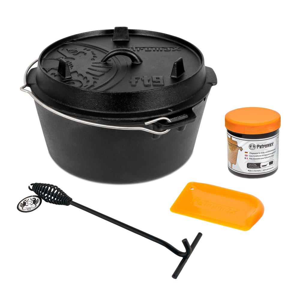 Set de poêles à feu ft9 pour débutants - Dutch Oven Set 9 Liter