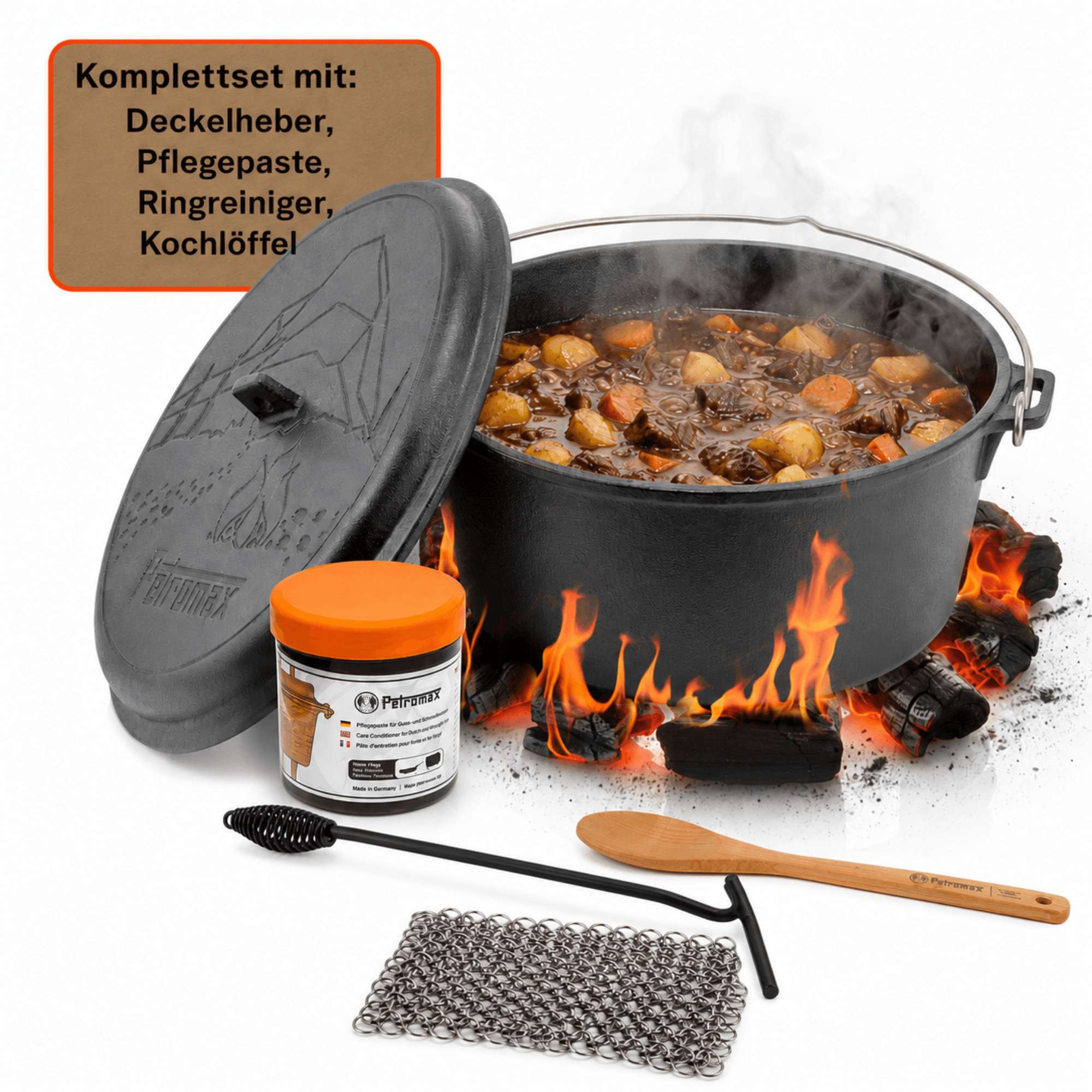 Essential Line Dutch Oven Set ft9-t, 7.5 Liters – Petromax