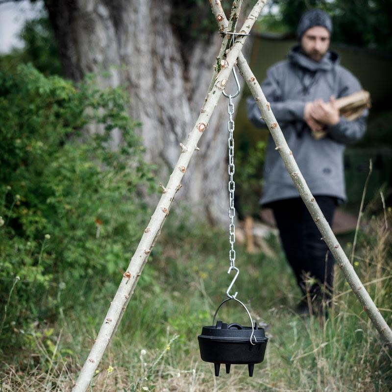 3 stilted outdoor kettle tripod Tripod ring