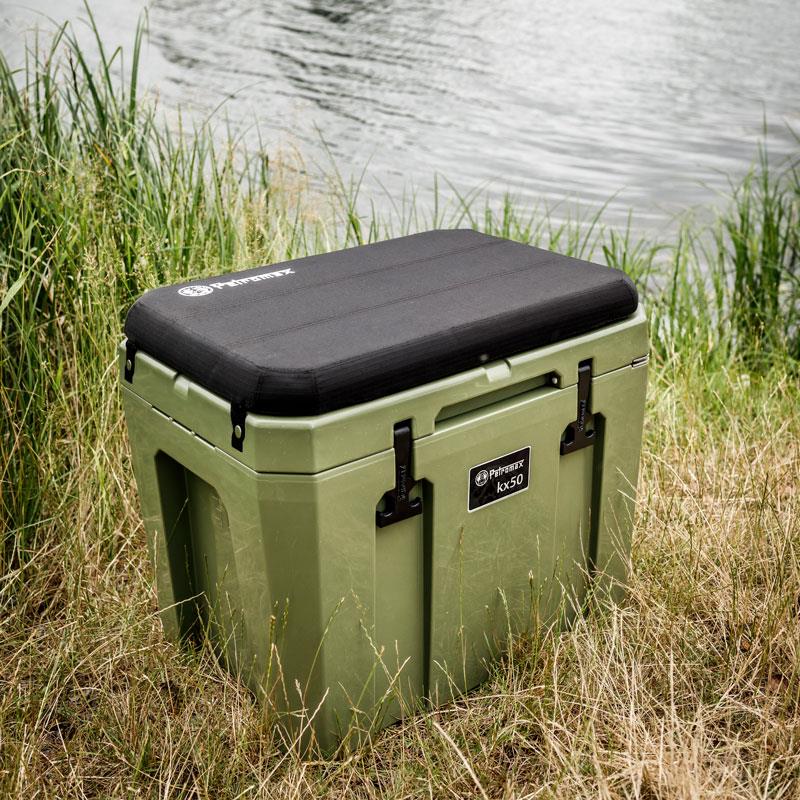 Cool Box KX50 incl. seat cushion, basket & divider board, olive