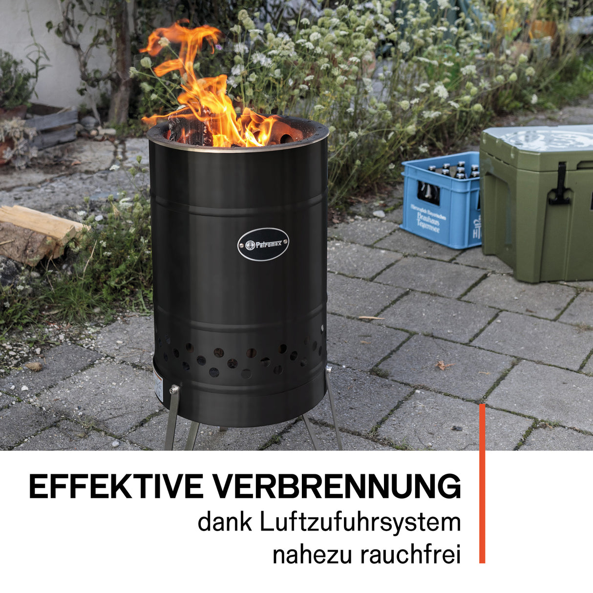 Pyron Black Edition fire barrel