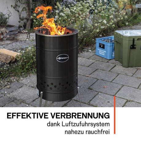 Pyron Black Edition fire barrel