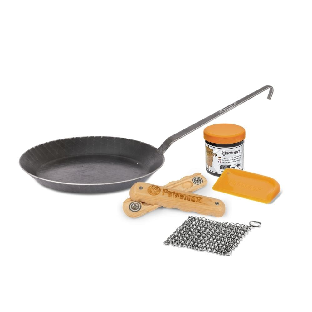 Wrought iron pan starter set