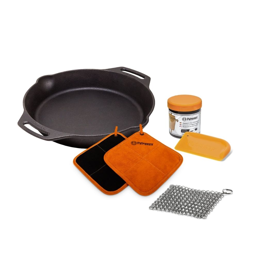 Fire pan handle starter set