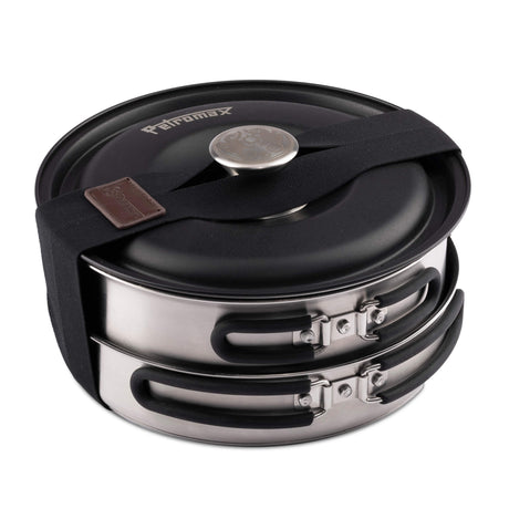 Camping cookware & crockery set