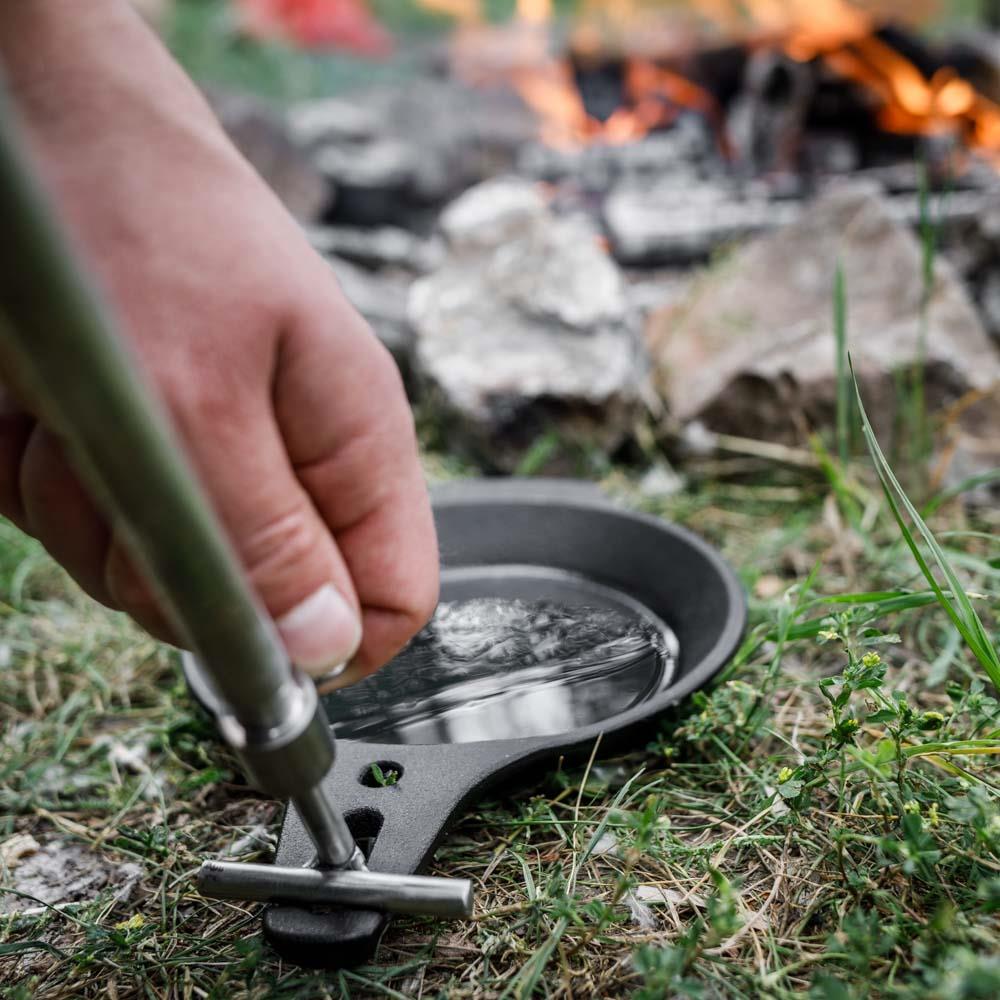 Poêle de feu de camp en fonte