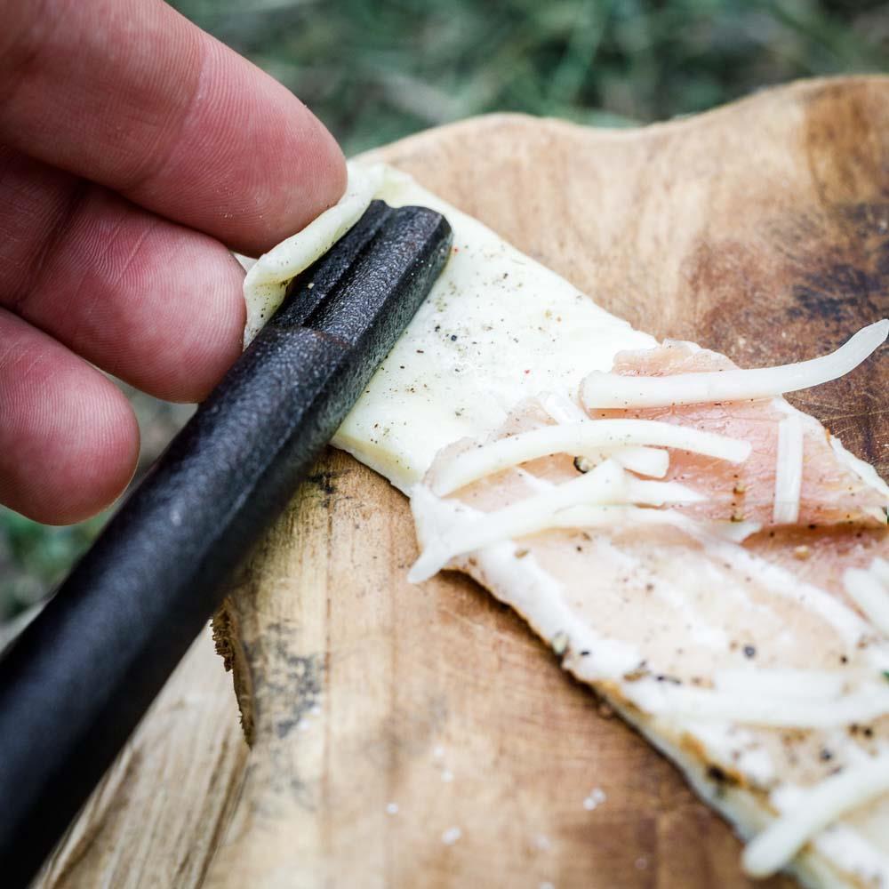 Stick Bread Skewer with cast iron tip