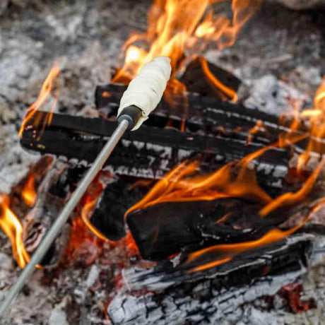 Stick Bread Skewer with cast iron tip