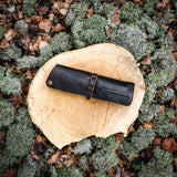 Sac à couverts en cuir