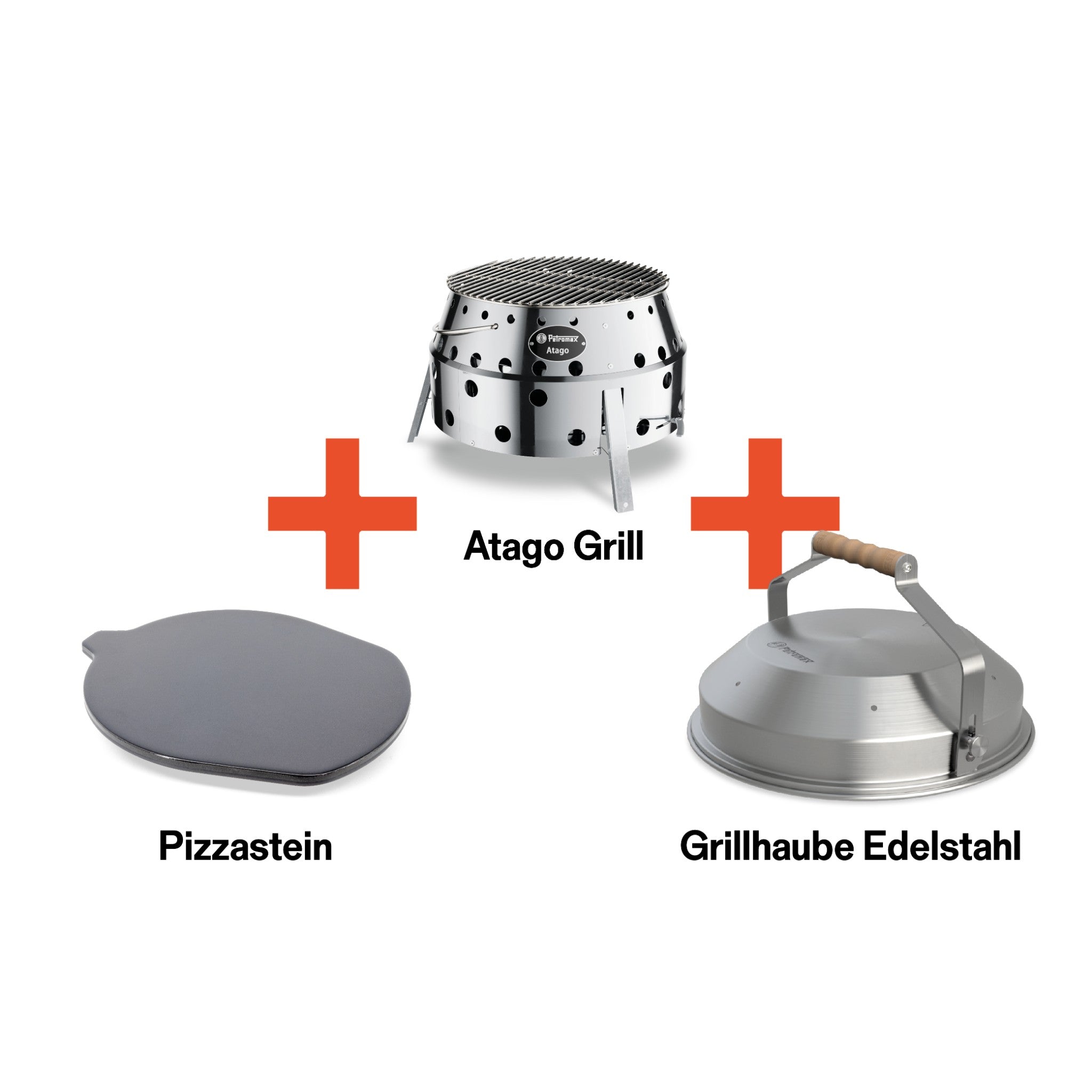 Petromax Atago Grill Set - Outdoor grill, oven & pizza stone