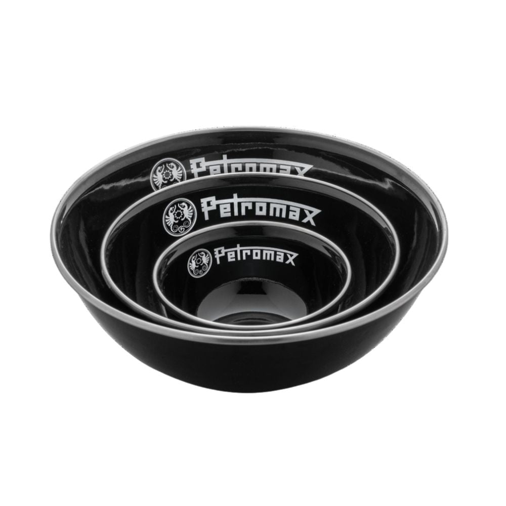 Camping Koch- & Essgeschirr Set Schwarz