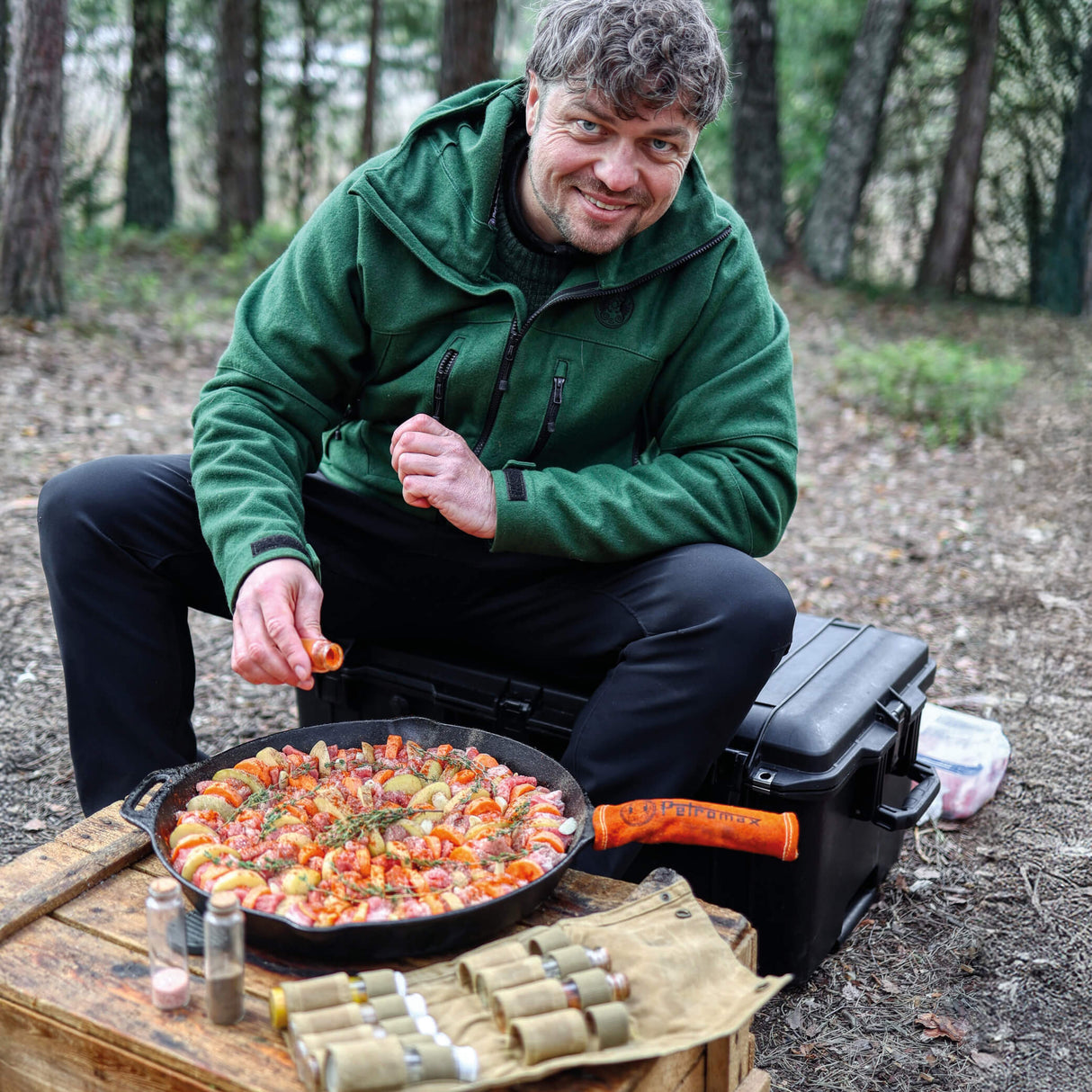 Feuerpfanne Stiel Starterset