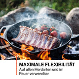 Fire pan with handle 15-40 cm