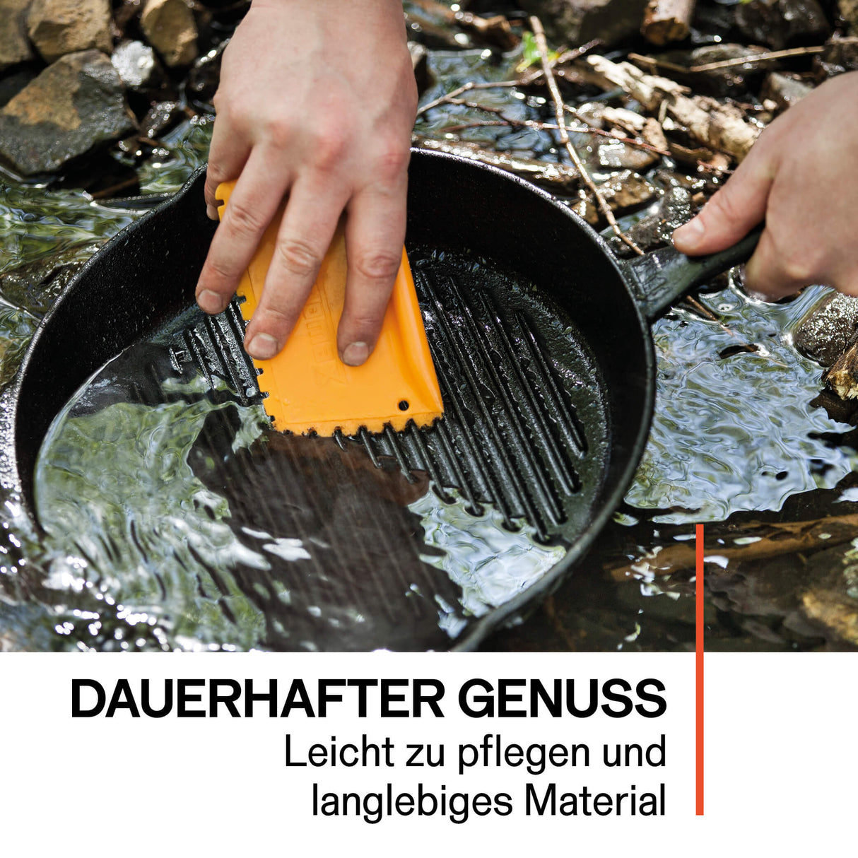 Fire pan with handle 15-40 cm