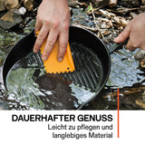 Fire pan with handle 15-40 cm