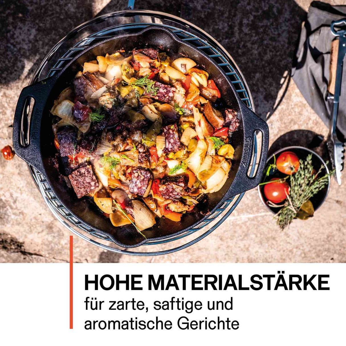Dutch Oven ft4.5-t starter set - Fire Pot Set 4 liters