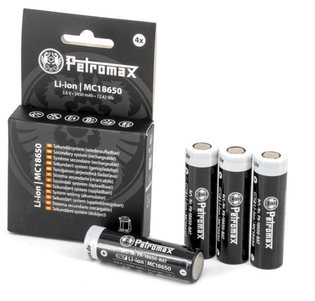 18650 battery 4x pack - 13,800 mAh