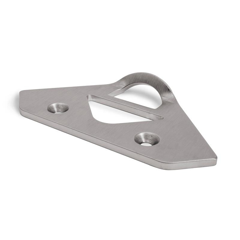 Lock plate with bottle opener cooler