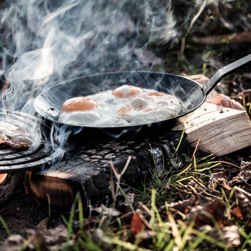 Wrought iron pan