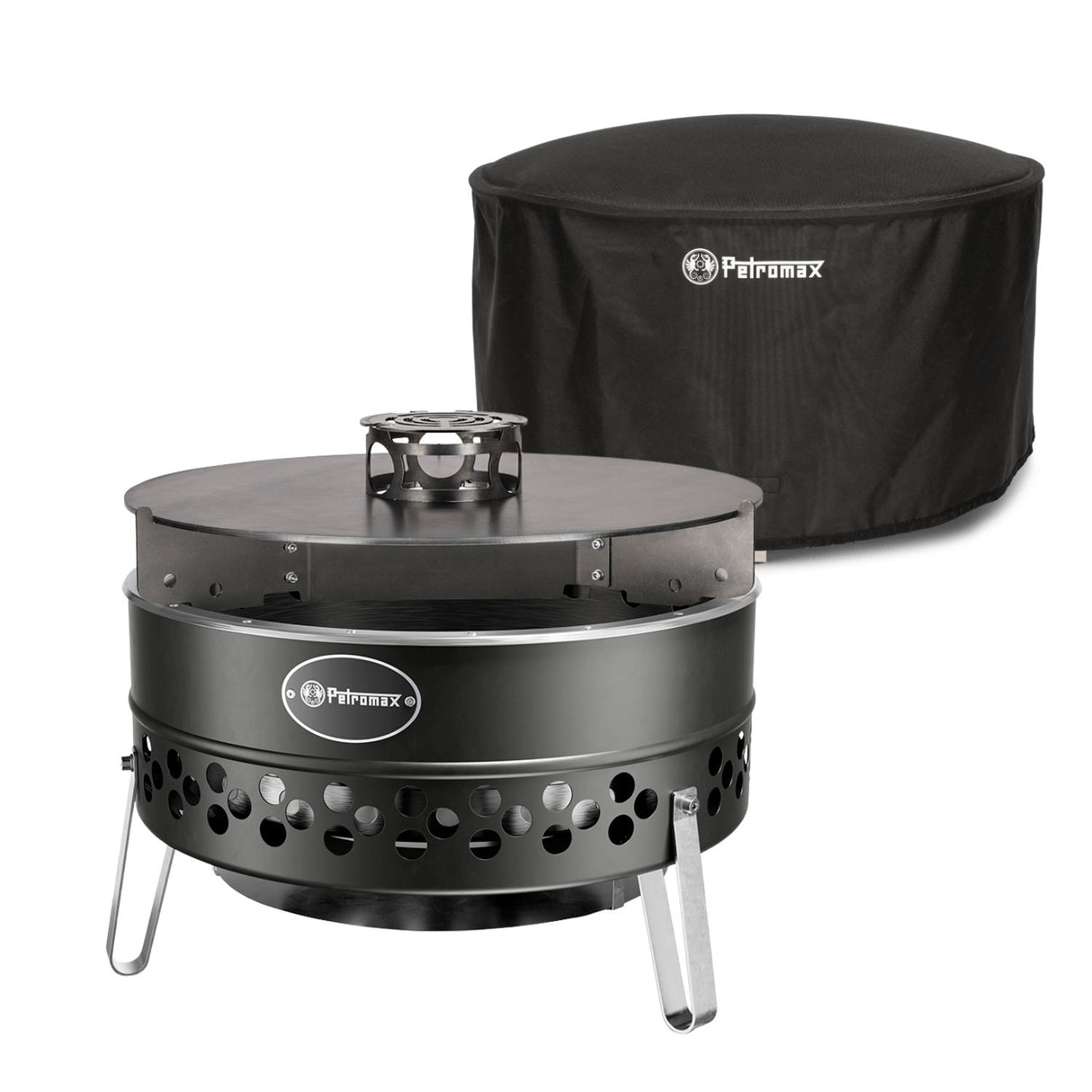 Brasero Tyropit Black Edition + plaque de cuisson + housse de protection